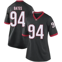 Women's Nike Henry Bates Georgia Bulldogs Game Black Football College Jersey
