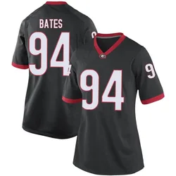 Women's Nike Henry Bates Georgia Bulldogs Replica Black Football College Jersey