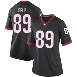 Women's Nike Henry Delp Georgia Bulldogs Game Black Football College Jersey