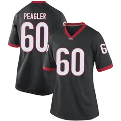 Women's Nike Henry Peagler Georgia Bulldogs Game Black Football College Jersey
