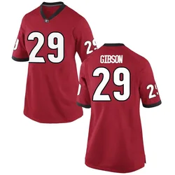 Women's Nike Isaiah Gibson Georgia Bulldogs Game Red Football College Jersey