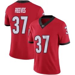 Women's Nike Izayah Reeves Georgia Bulldogs Limited Red Football Jersey