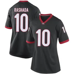 Women's Nike Jaden Rashada Georgia Bulldogs Game Black Football College Jersey