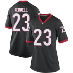 Women's Nike Jaden Reddell Georgia Bulldogs Replica Black Football College Jersey