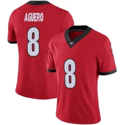 Women's Nike Joenel Aguero Georgia Bulldogs Limited Red Football Jersey