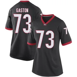 Women's Nike Juan Gaston Georgia Bulldogs Game Black Football College Jersey
