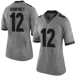 Women's Nike Julian Humphrey Georgia Bulldogs Limited Gray Football College Jersey