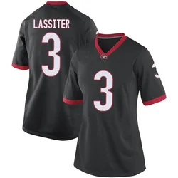 Women's Nike Kamari Lassiter Georgia Bulldogs Replica Black Football College Jersey