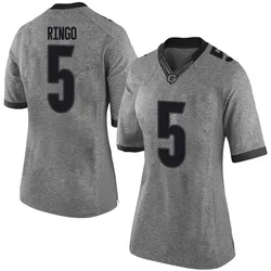 Women's Nike Kelee Ringo Georgia Bulldogs Limited Gray Football College Jersey