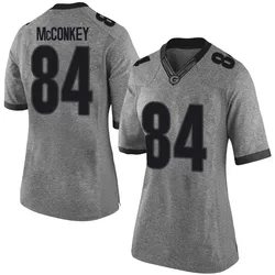 Women's Nike Ladd McConkey Georgia Bulldogs Limited Gray Football College Jersey