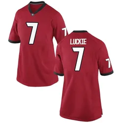 Women's Nike Lawson Luckie Georgia Bulldogs Game Red Football College Jersey