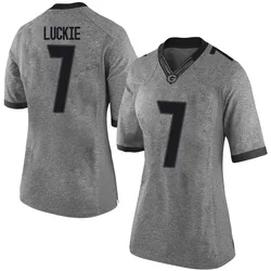 Women's Nike Lawson Luckie Georgia Bulldogs Limited Gray Football College Jersey