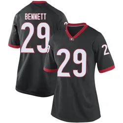 Women's Nike Luke Bennett Georgia Bulldogs Game Black Football College Jersey