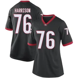 Women's Nike Marcus Harrison Georgia Bulldogs Replica Black Football College Jersey