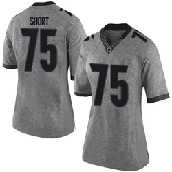 Women's Nike Mason Short Georgia Bulldogs Limited Gray Football College Jersey