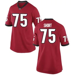 Women's Nike Mason Short Georgia Bulldogs Replica Red Football College Jersey