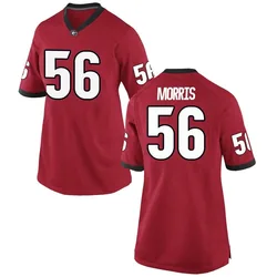 Women's Nike Micah Morris Georgia Bulldogs Game Red Football College Jersey