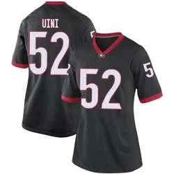 Women's Nike Michael Uini Georgia Bulldogs Game Black Football College Jersey