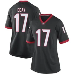 Women's Nike Nakobe Dean Georgia Bulldogs Game Black Football College Jersey