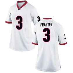 Women's Nike Nate Frazier Georgia Bulldogs Replica White Football College Jersey