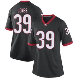 Women's Nike Parker Jones Georgia Bulldogs Replica Black Football College Jersey