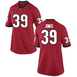 Women's Nike Parker Jones Georgia Bulldogs Replica Red Football College Jersey