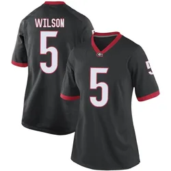 Women's Nike Raylen Wilson Georgia Bulldogs Replica Black Football College Jersey