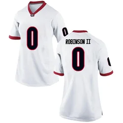Women's Nike Roderick Robinson II Georgia Bulldogs Game White Football College Jersey