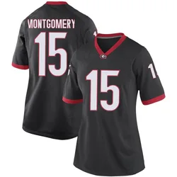 Women's Nike Ryan Montgomery Georgia Bulldogs Replica Black Football College Jersey