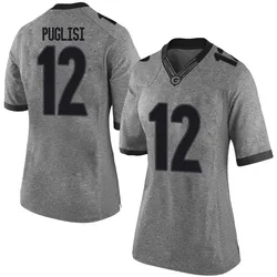 Women's Nike Ryan Puglisi Georgia Bulldogs Limited Gray Football College Jersey