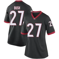 Women's Nike Sam Bush Georgia Bulldogs Replica Black Football College Jersey
