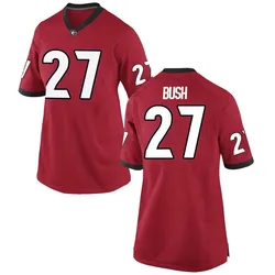 Women's Nike Sam Bush Georgia Bulldogs Replica Red Football College Jersey
