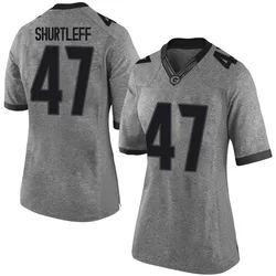 Women's Nike Sam Shurtleff Georgia Bulldogs Limited Gray Football College Jersey