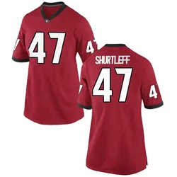 Women's Nike Sam Shurtleff Georgia Bulldogs Replica Red Football College Jersey