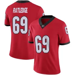 Women's Nike Tate Ratledge Georgia Bulldogs Limited Red Football Jersey