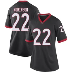 Women's Nike Todd Robinson Georgia Bulldogs Game Black Football College Jersey