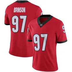 Women's Nike Warren Brinson Georgia Bulldogs Limited Red Football Jersey