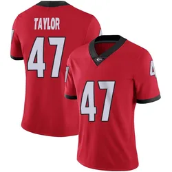 Women's Nike Will Taylor Georgia Bulldogs Limited Red Football Jersey