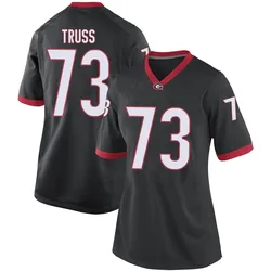 Women's Nike Xavier Truss Georgia Bulldogs Replica Black Football College Jersey