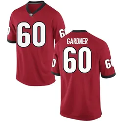 Youth Nike Beau Gardner Georgia Bulldogs Replica Red Football College Jersey