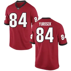 Youth Nike Ben Yurosek Georgia Bulldogs Replica Red Football College Jersey