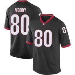 Youth Nike Brandon Moody Georgia Bulldogs Replica Black Football College Jersey