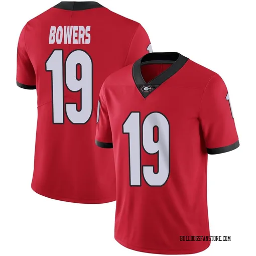 Youth Nike Brock Bowers Georgia Bulldogs Limited Red Football Jersey