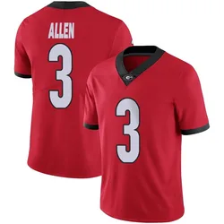 Youth Nike CJ Allen Georgia Bulldogs Limited Red Football Jersey