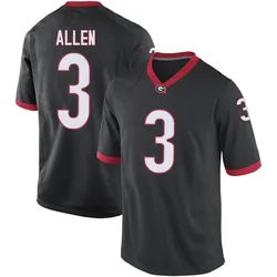 Youth Nike CJ Allen Georgia Bulldogs Replica Black Football College Jersey