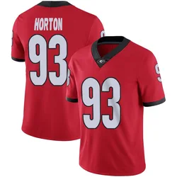 Youth Nike Carter Horton Georgia Bulldogs Limited Red Football Jersey