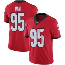 Youth Nike Charlie Ham Georgia Bulldogs Limited Red Football Jersey