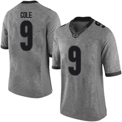 Youth Nike Chris Cole Georgia Bulldogs Limited Gray Football College Jersey