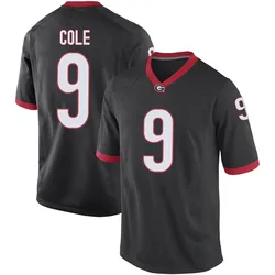 Youth Nike Chris Cole Georgia Bulldogs Replica Black Football College Jersey