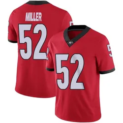 Youth Nike Christen Miller Georgia Bulldogs Limited Red Football Jersey